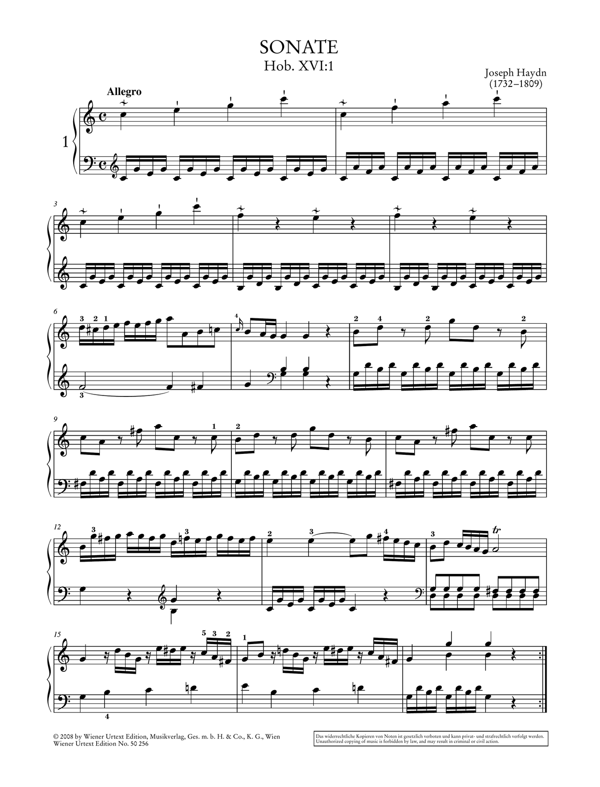 Haydn: Complete Piano Sonatas - Volume 1