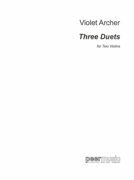 Archer: Three Duets for Two Violins