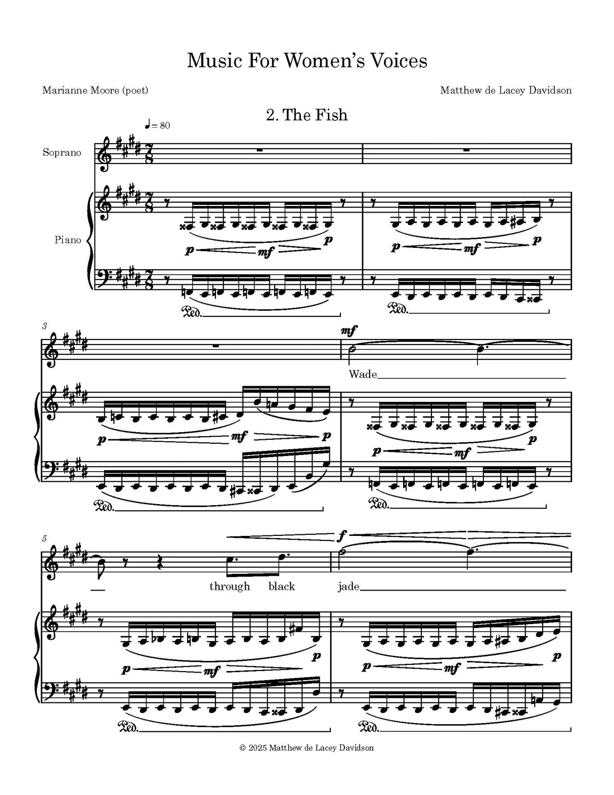 Davidson: Music for Women's Voices