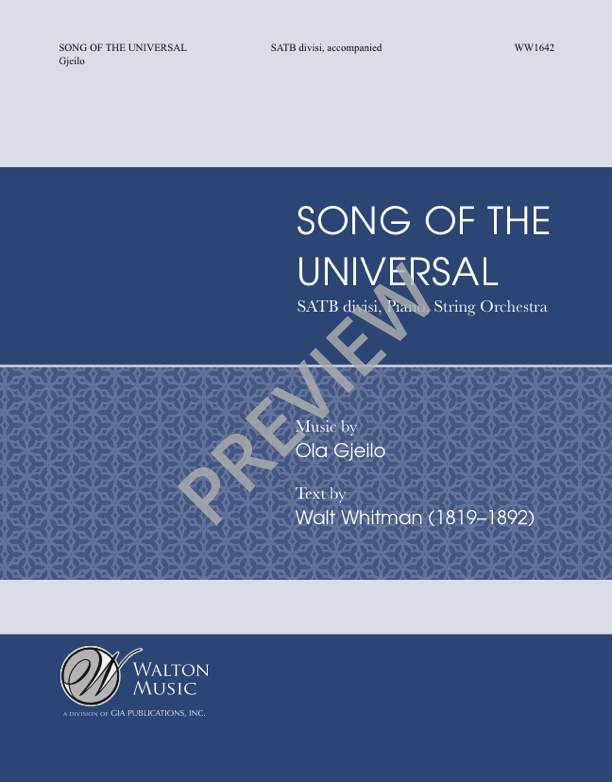 Gjeilo: Song of the Universal