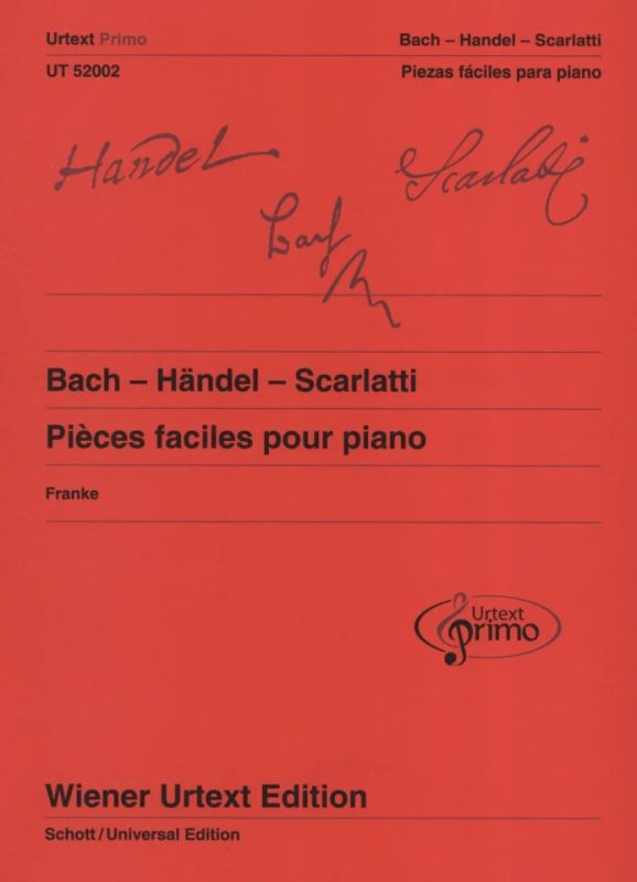 Bach-Handel-Scarlatti: Easy Piano Pieces with Practice Tips