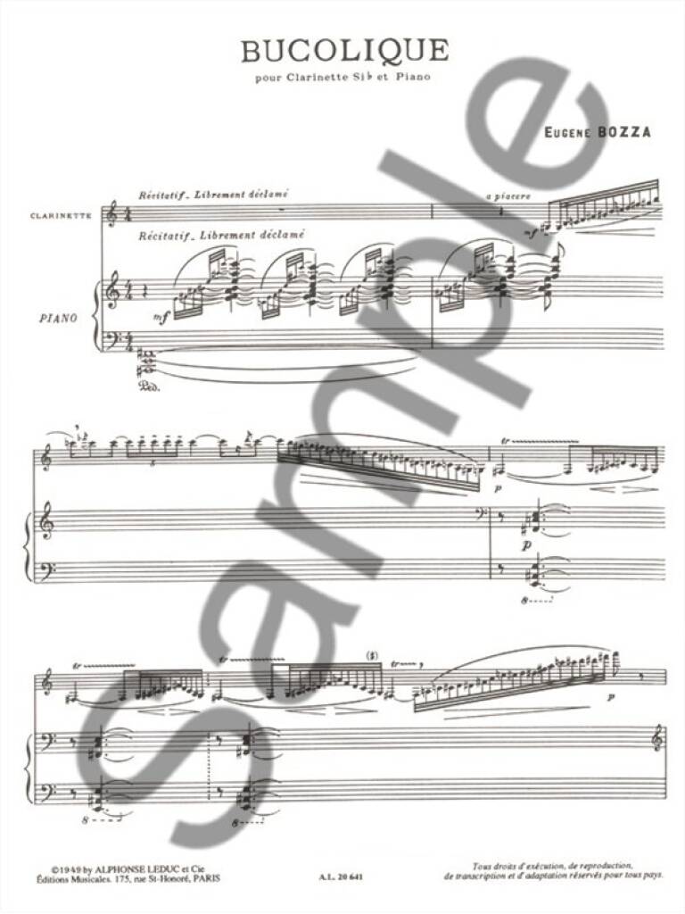 Bozza: Bucolique