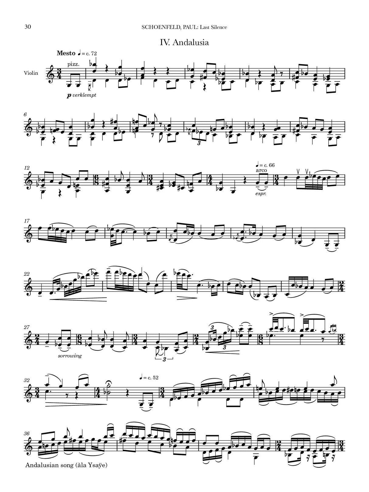 Schoenfeld: Last Silence