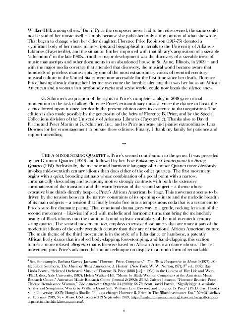 Price: String Quartet No. 2 in A Minor