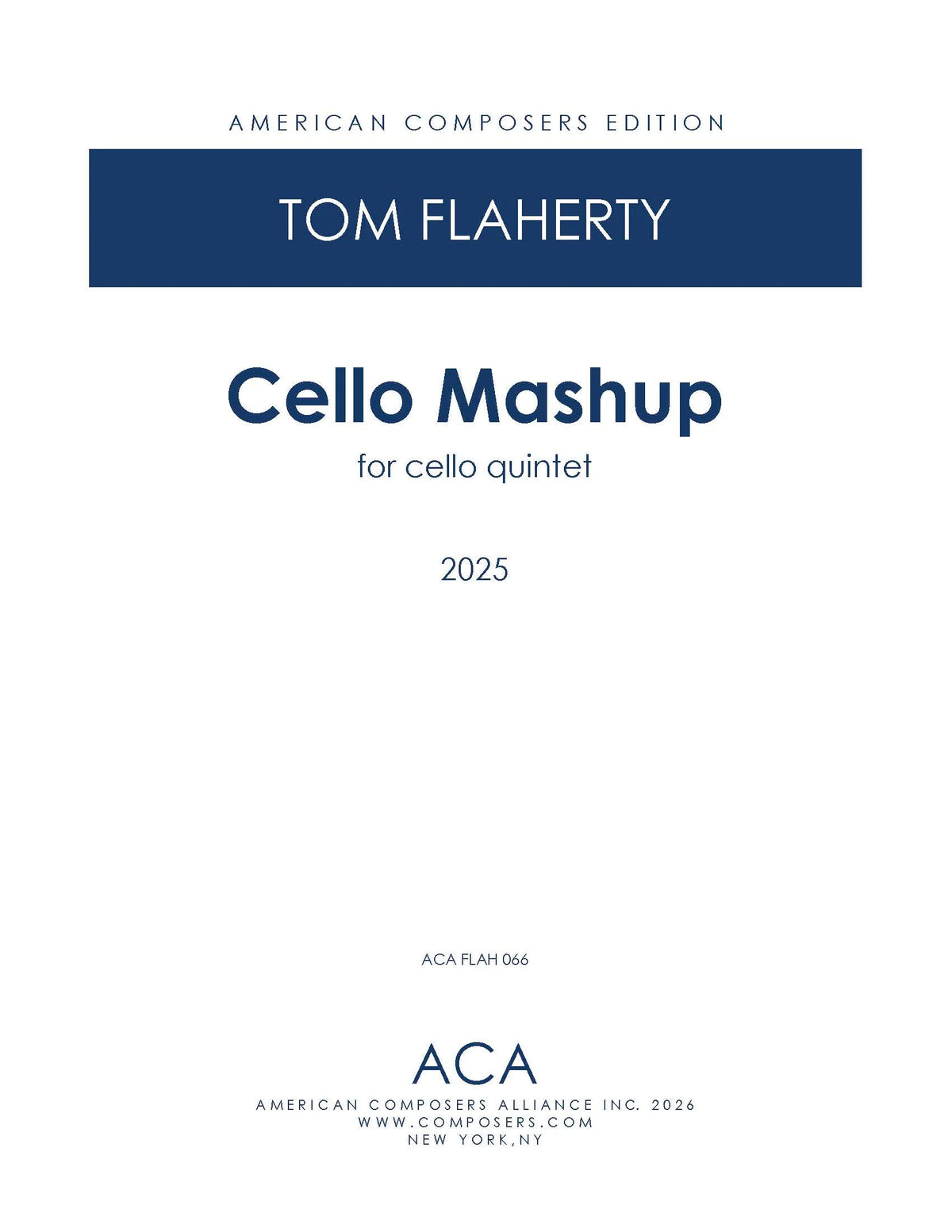 Flaherty: Cello Mashup