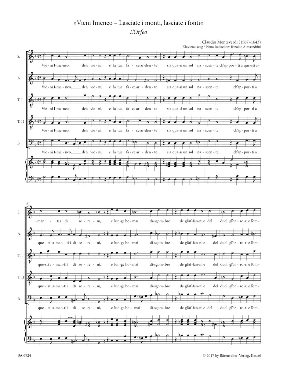 Bärenreiter Album of Opera Choruses