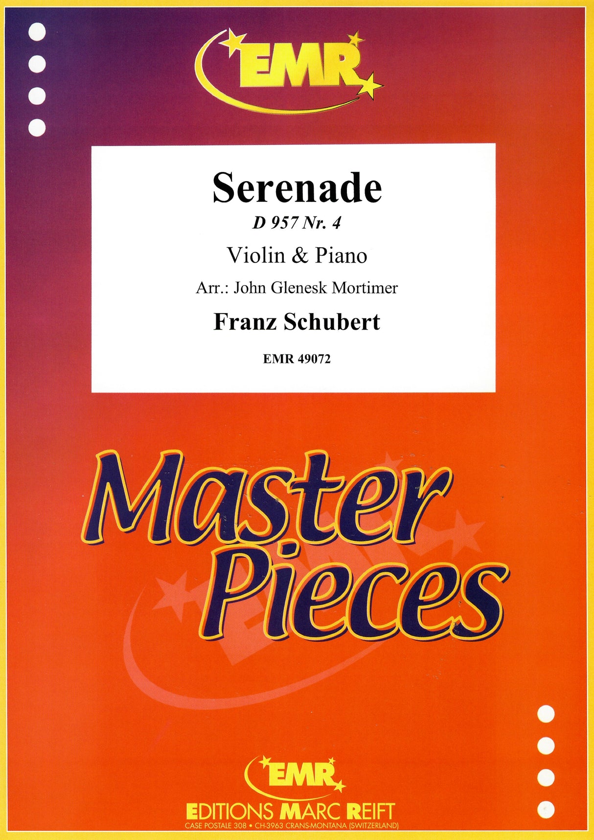 Schubert: Serenade, D. 957 No. 4 (arr. for violin & piano)