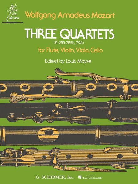 Mozart: 3 Flute Quartets, K.285, K.285b and K.298