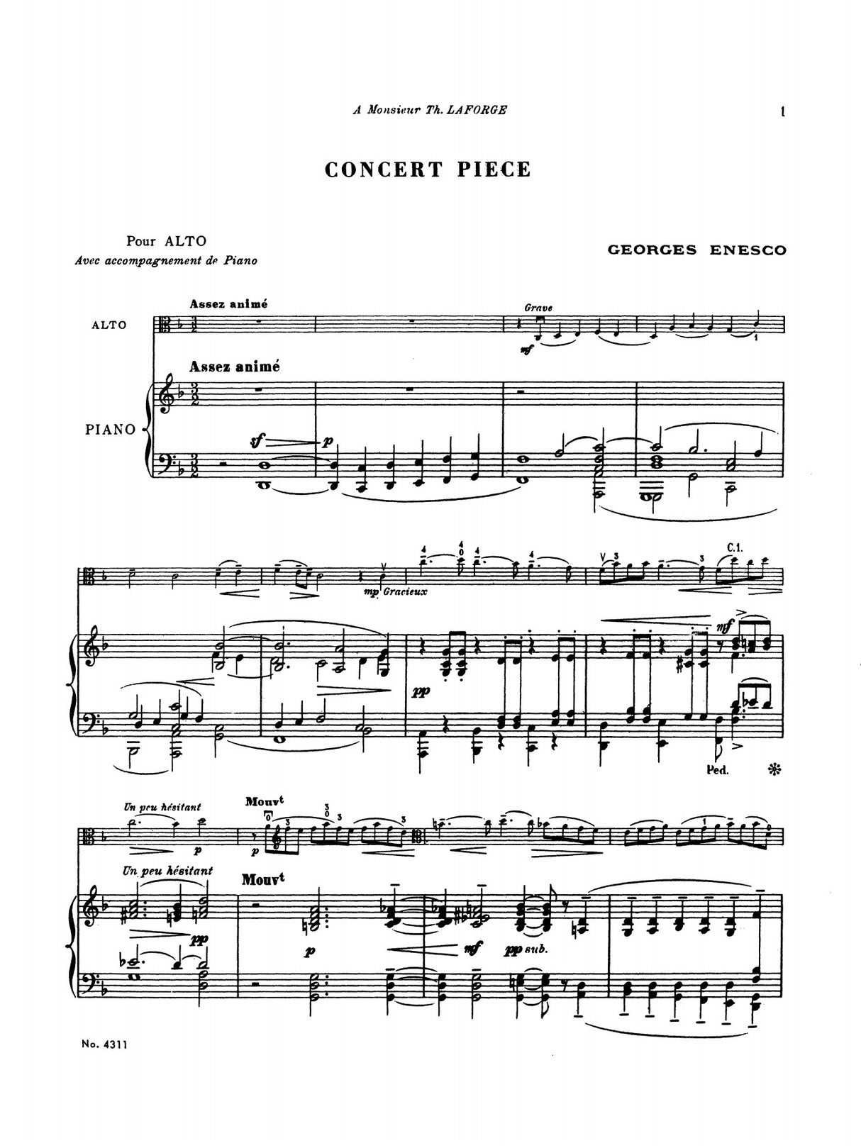 Enesco: Concert Piece