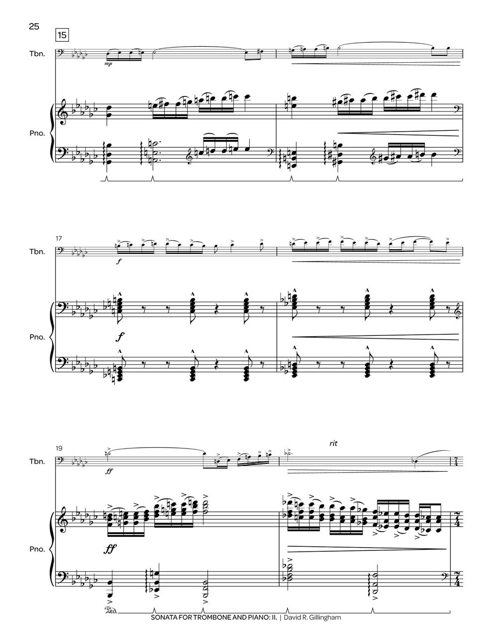 Gillingham: Trombone Sonata