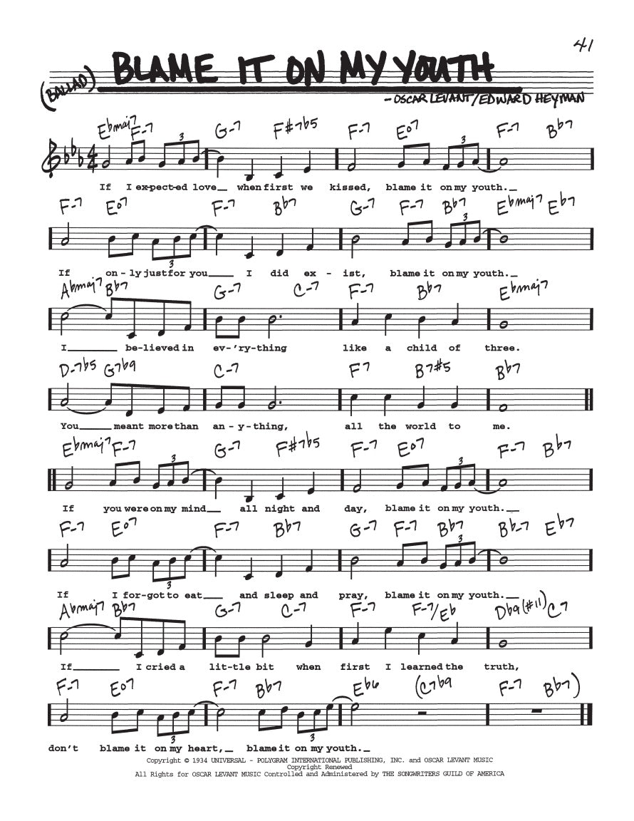 The Real Vocal Book – Volume I