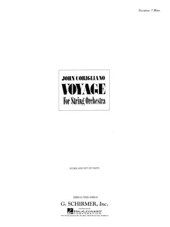 Corigliano: Voyage