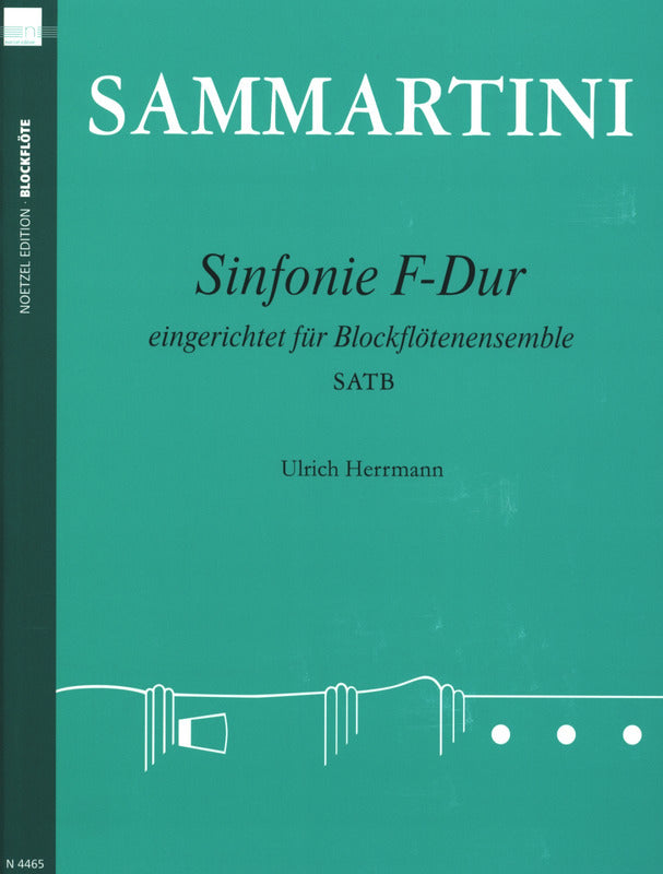 Sammartini: Symphony in F Major, JC 39 (arr. for recorder quartet)