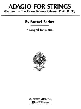 Barber: Adagio for Strings (arr. for piano)
