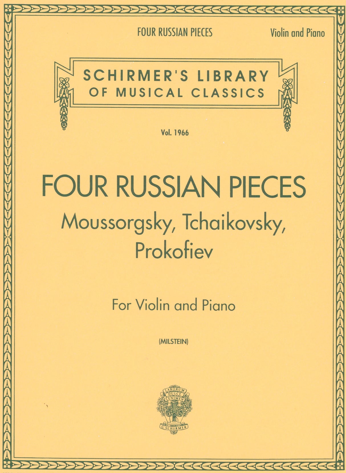 4 Russian Pieces: Mussorgsky, Tchaikovsky, Prokofiev
