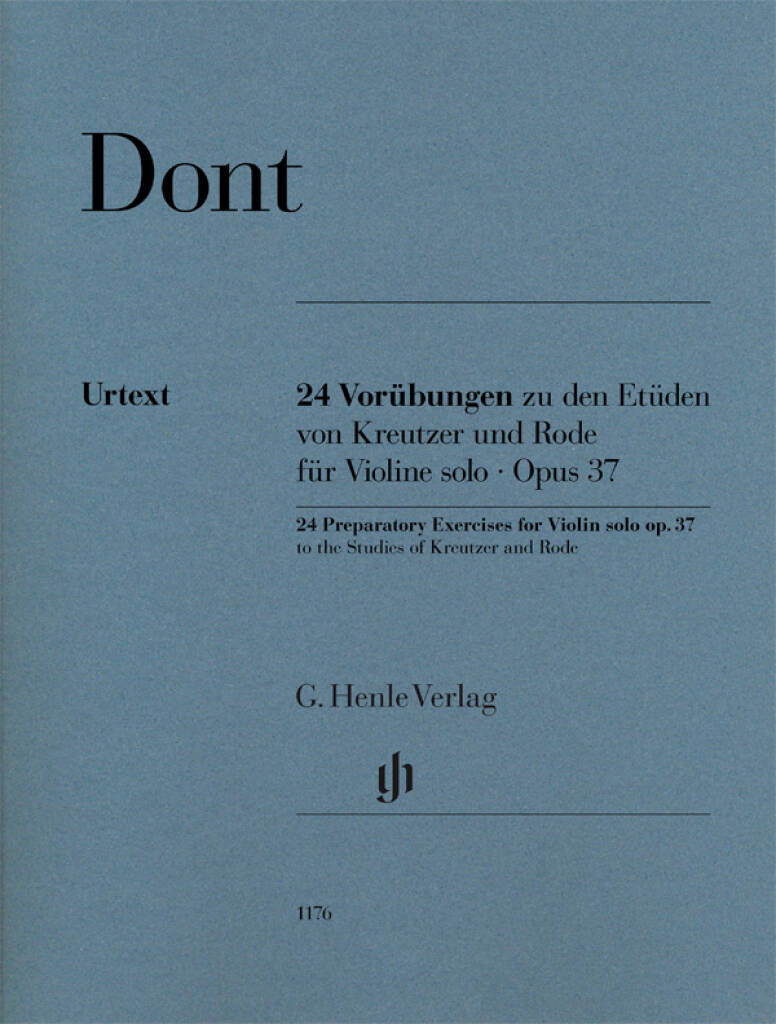 Dont: 24 Preparatory Exercises, Op. 37