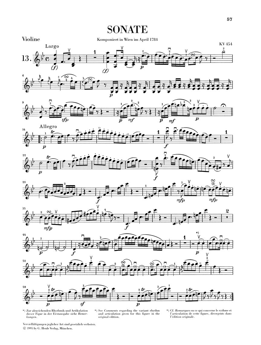 Mozart: Violin Sonatas - Volume III