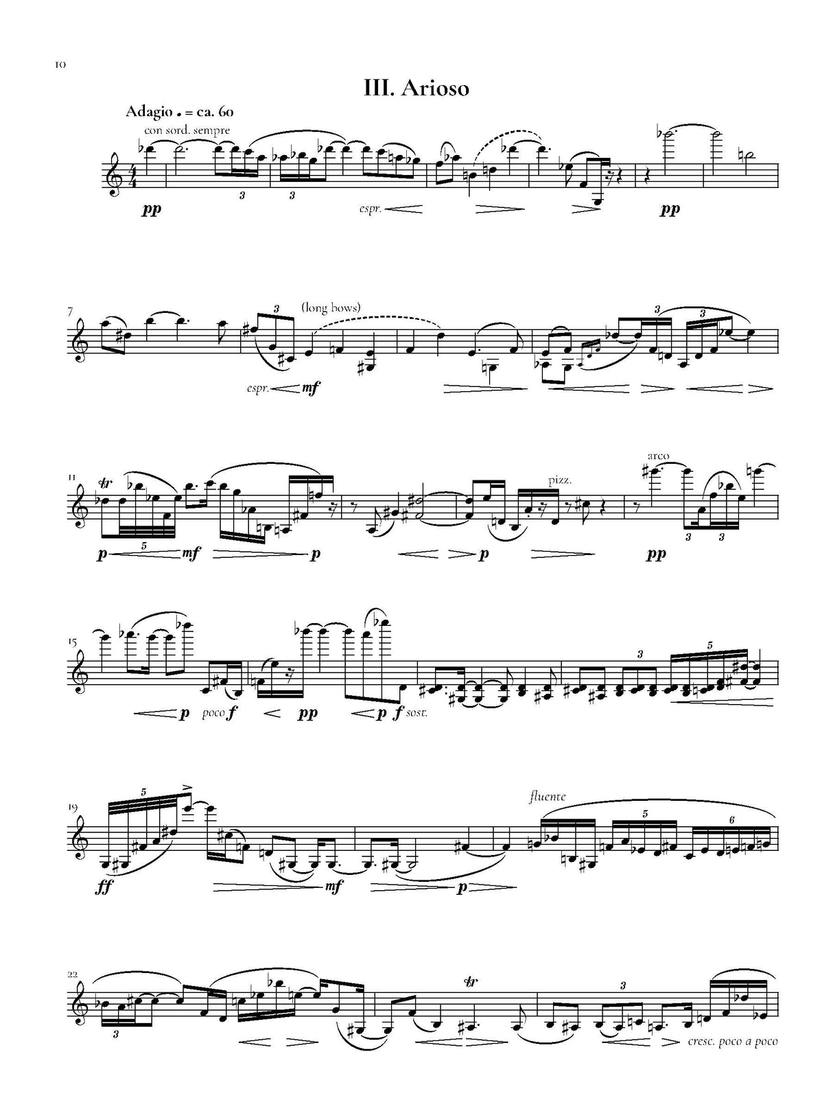 Boykan: Sonata for Solo Violin