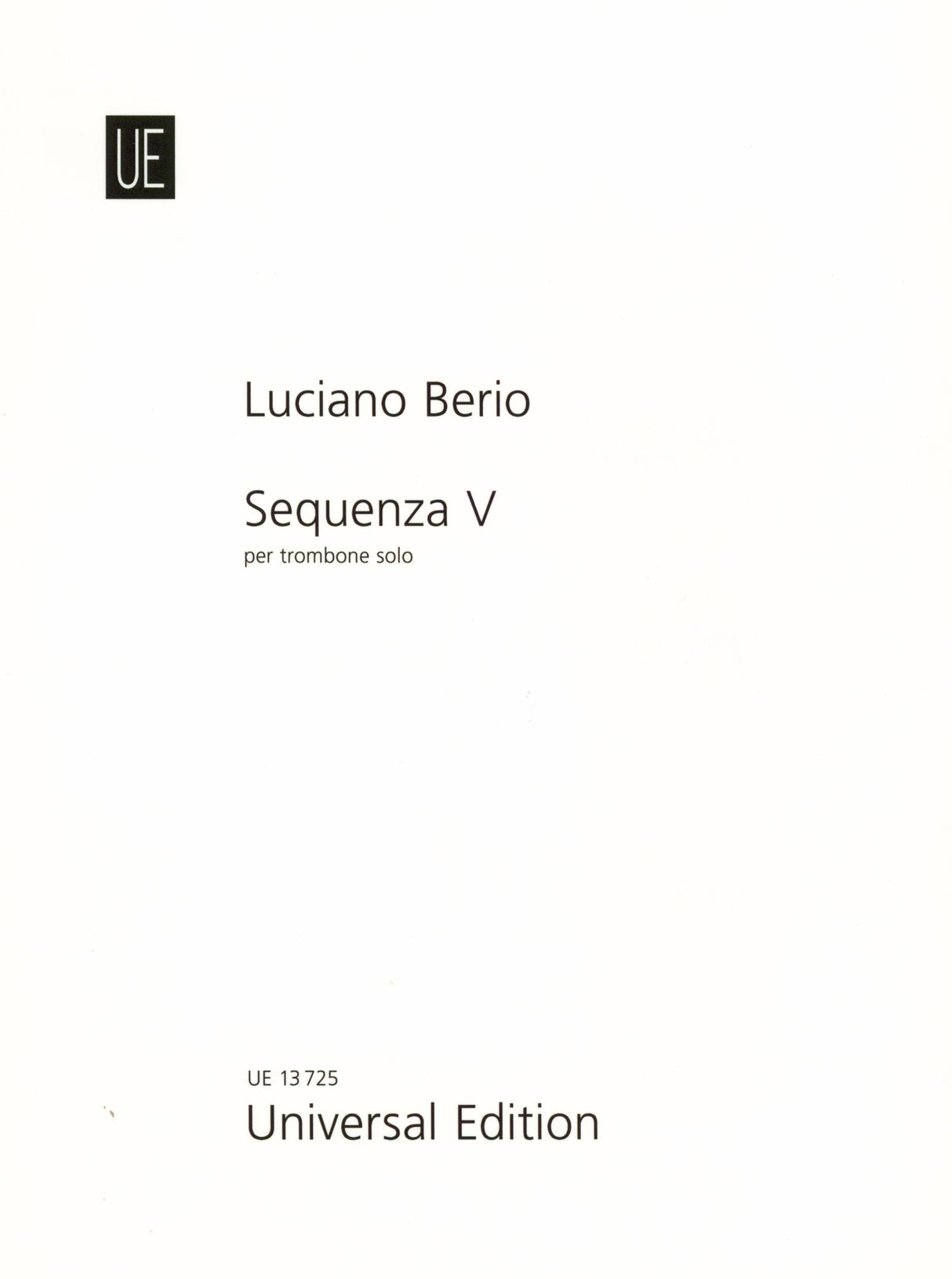 Berio: Sequenza V