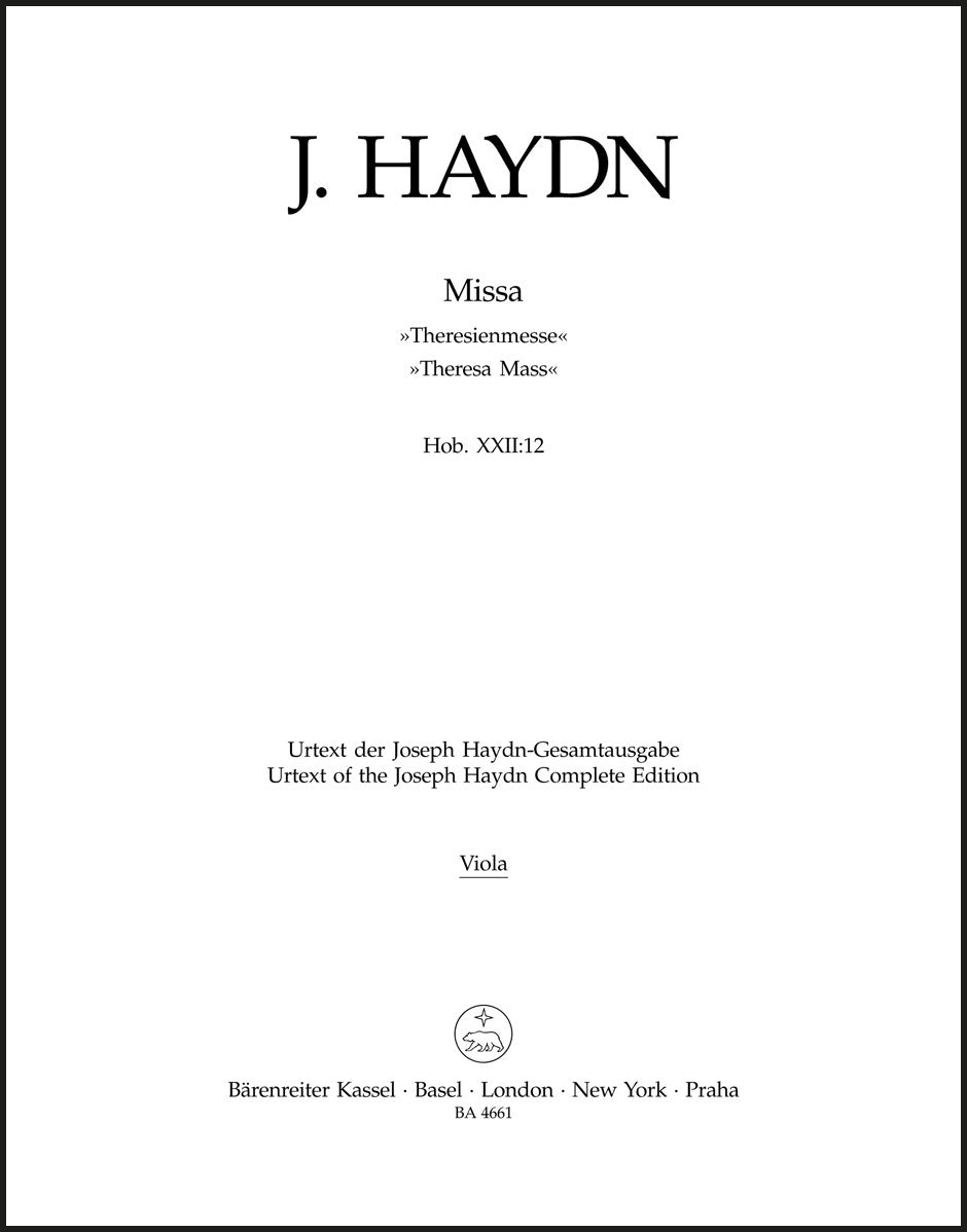 Haydn: Missa in B-flat Major, Hob. XXII:12