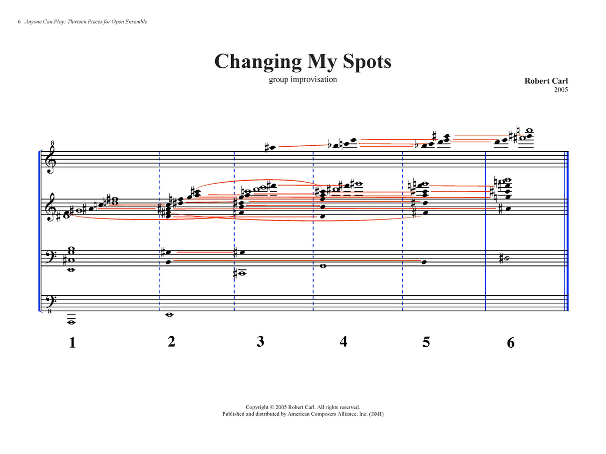 Anyone Can Play: 13 Pieces for Open Ensemble