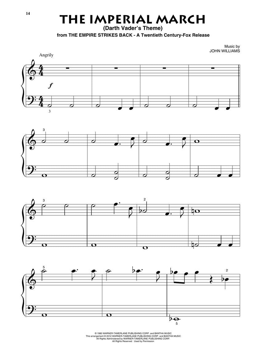 Williams: Star Wars Themes (arr. for easy piano)