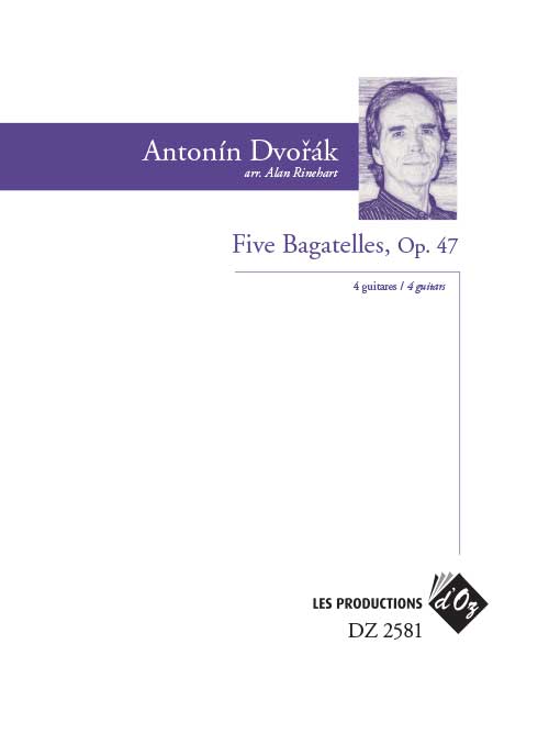 Dvořák: 5 Bagatelles, Op. 47 (arr. for guitar quartet)