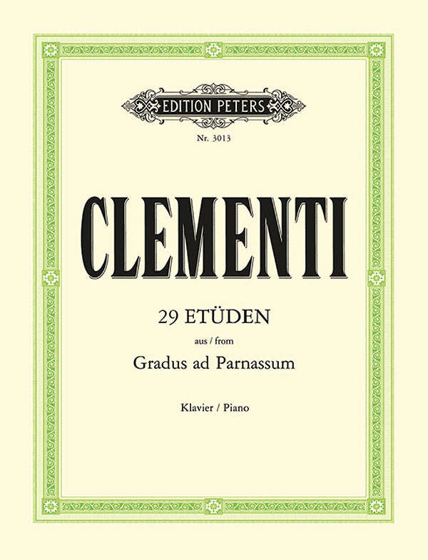 Clementi: 29 Studies from ''Gradus ad Parnassum''
