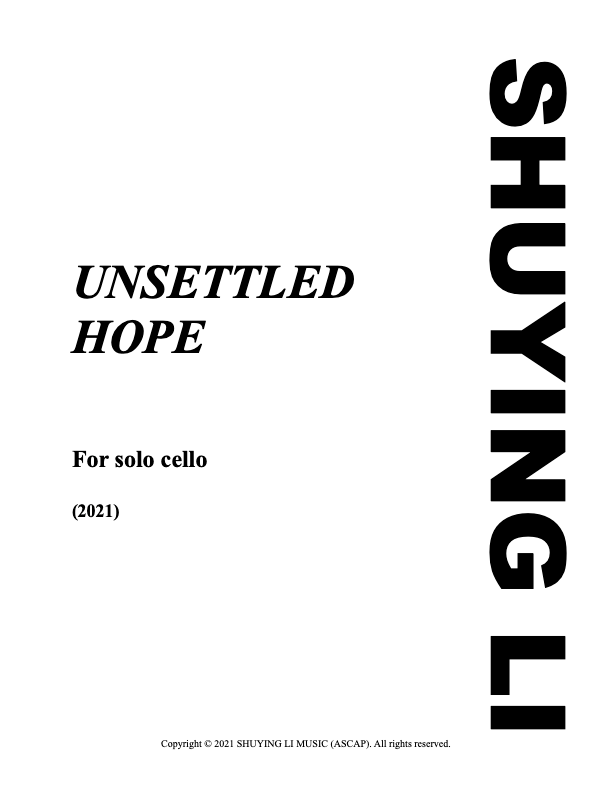 Li: Unsettled Hope