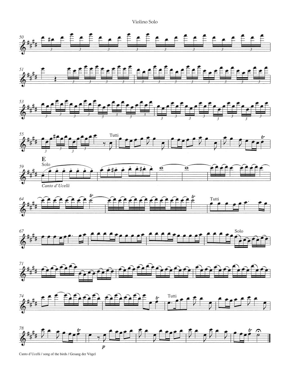 Vivaldi: Violin Concerto in E Major "Spring", RV269, Op. 8, No. 1