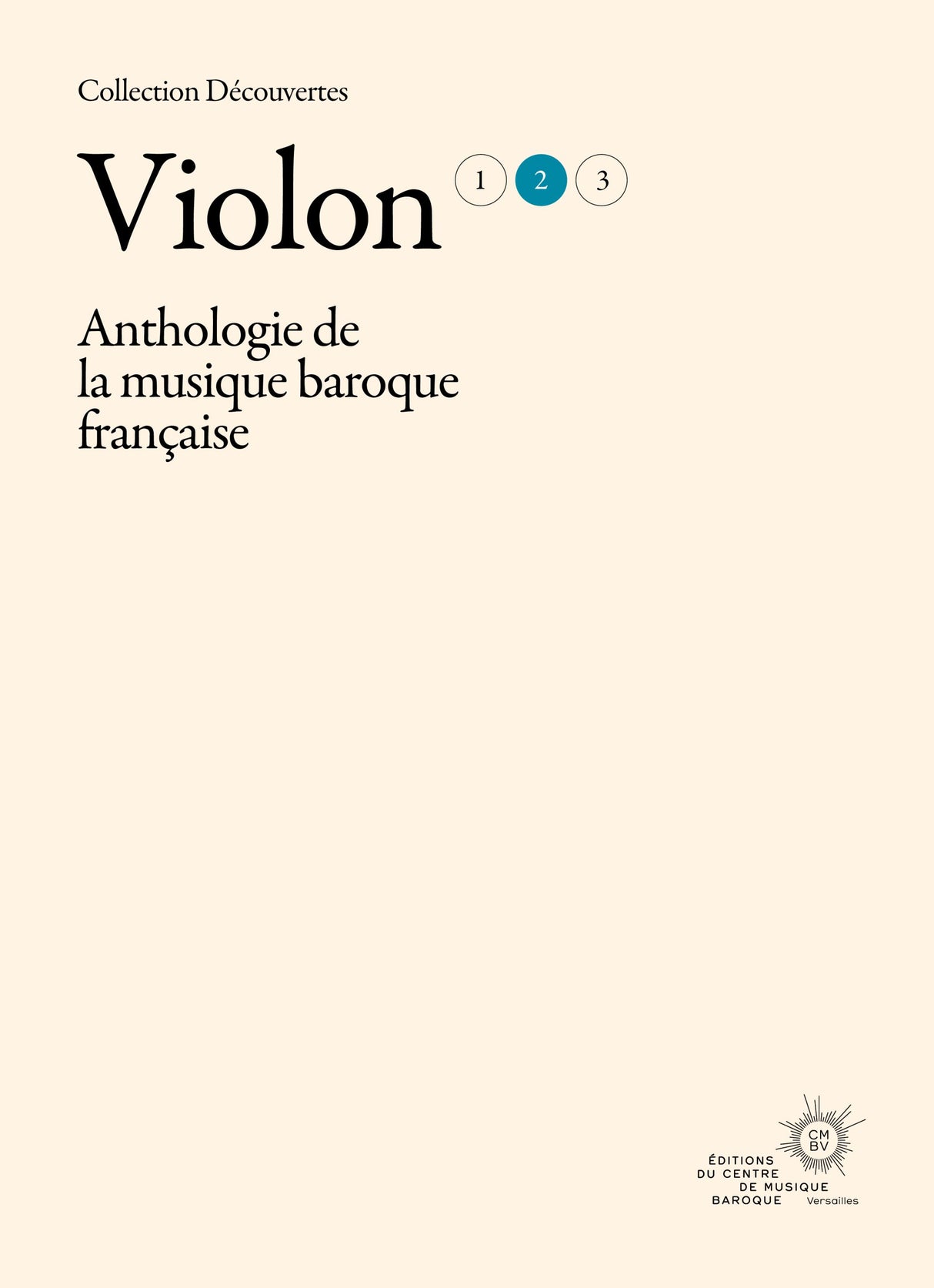 Anthology of French Baroque Music - Violin - Volume 2