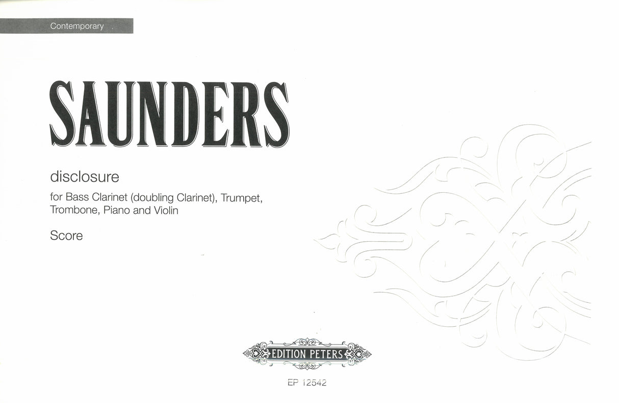 Saunders: disclosure