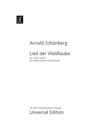 Schoenberg: Lied der Waldtaube from Gurre-Lieder