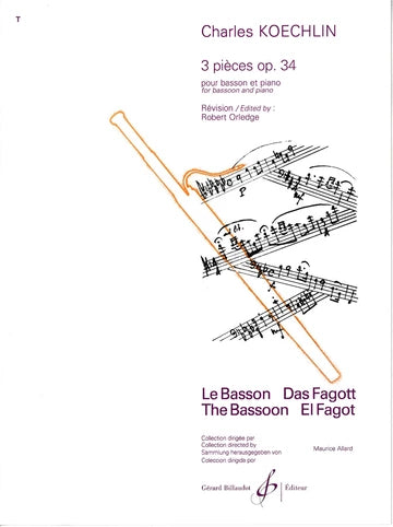 Koechlin: 3 Pièces, Op. 34
