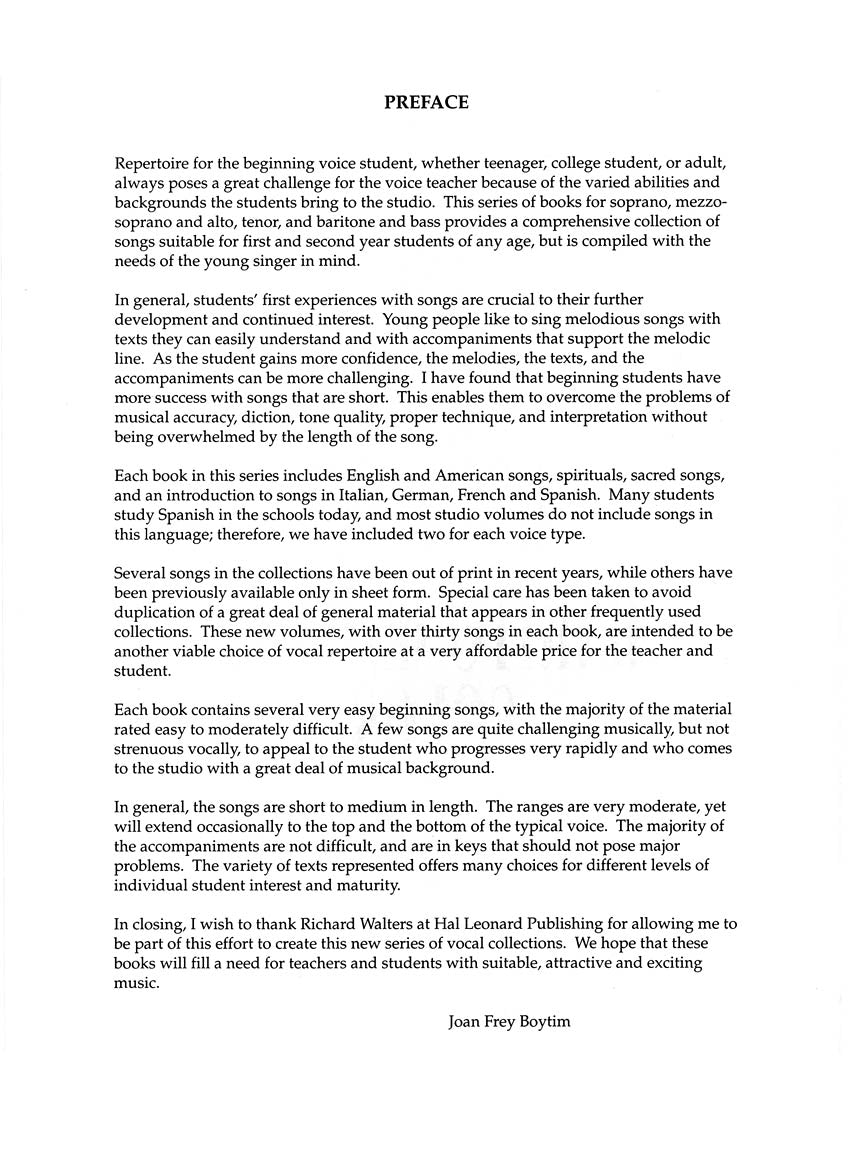 The First Book of Tenor Solos - Part I