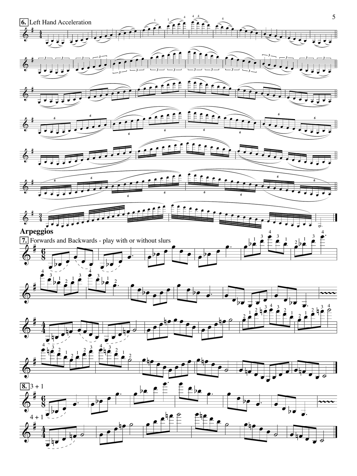 Scales for Advanced Violinists