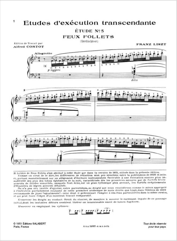 Liszt: 12 Études d'exécution transcendante – Volume 2 (Nos. 5-8)