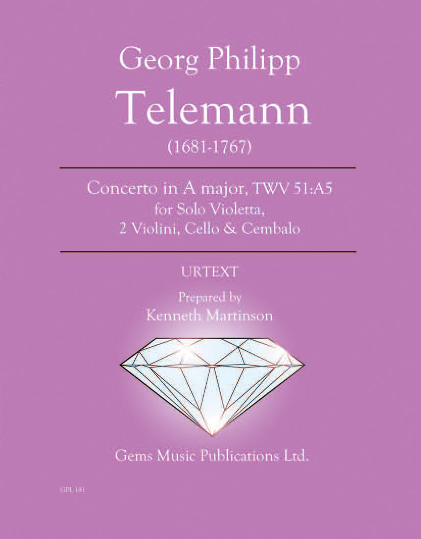 Telemann: Viola Concerto in A Major, TWV 51:A5
