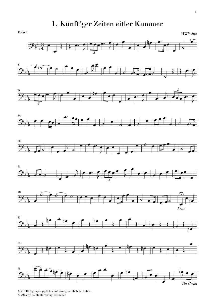 Handel: 9 German Arias