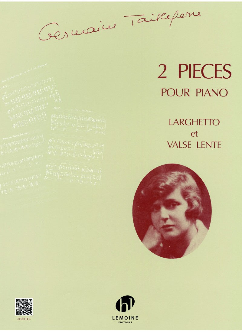 Tailleferre: 2 Pieces for Piano