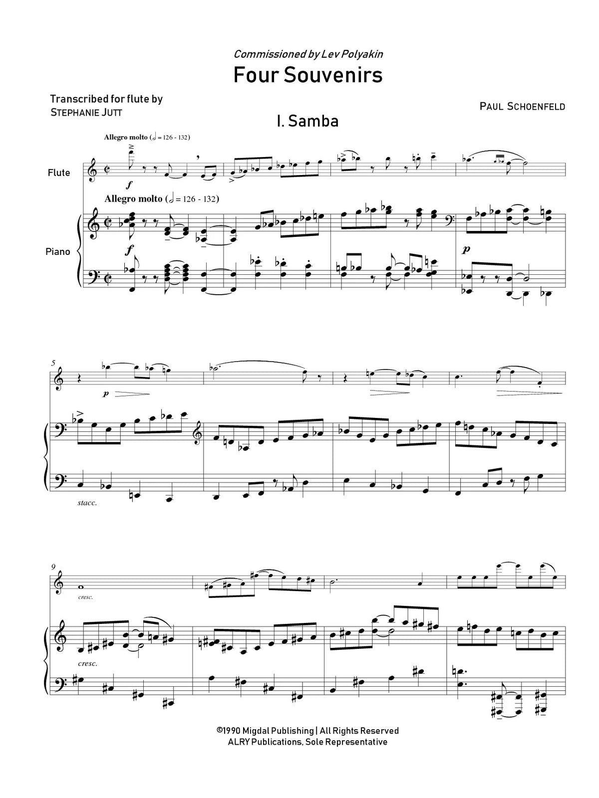 Schoenfeld: Four Souvenirs