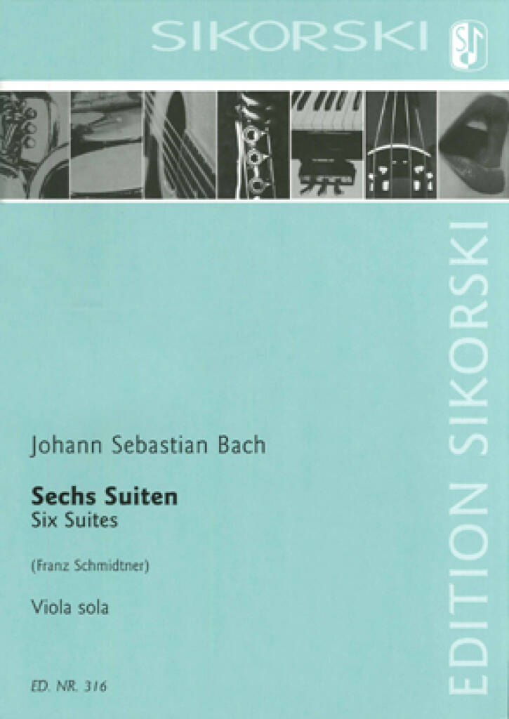 Bach 6 Suites, BWV 10071012 (arr. for viola) Ficks Music