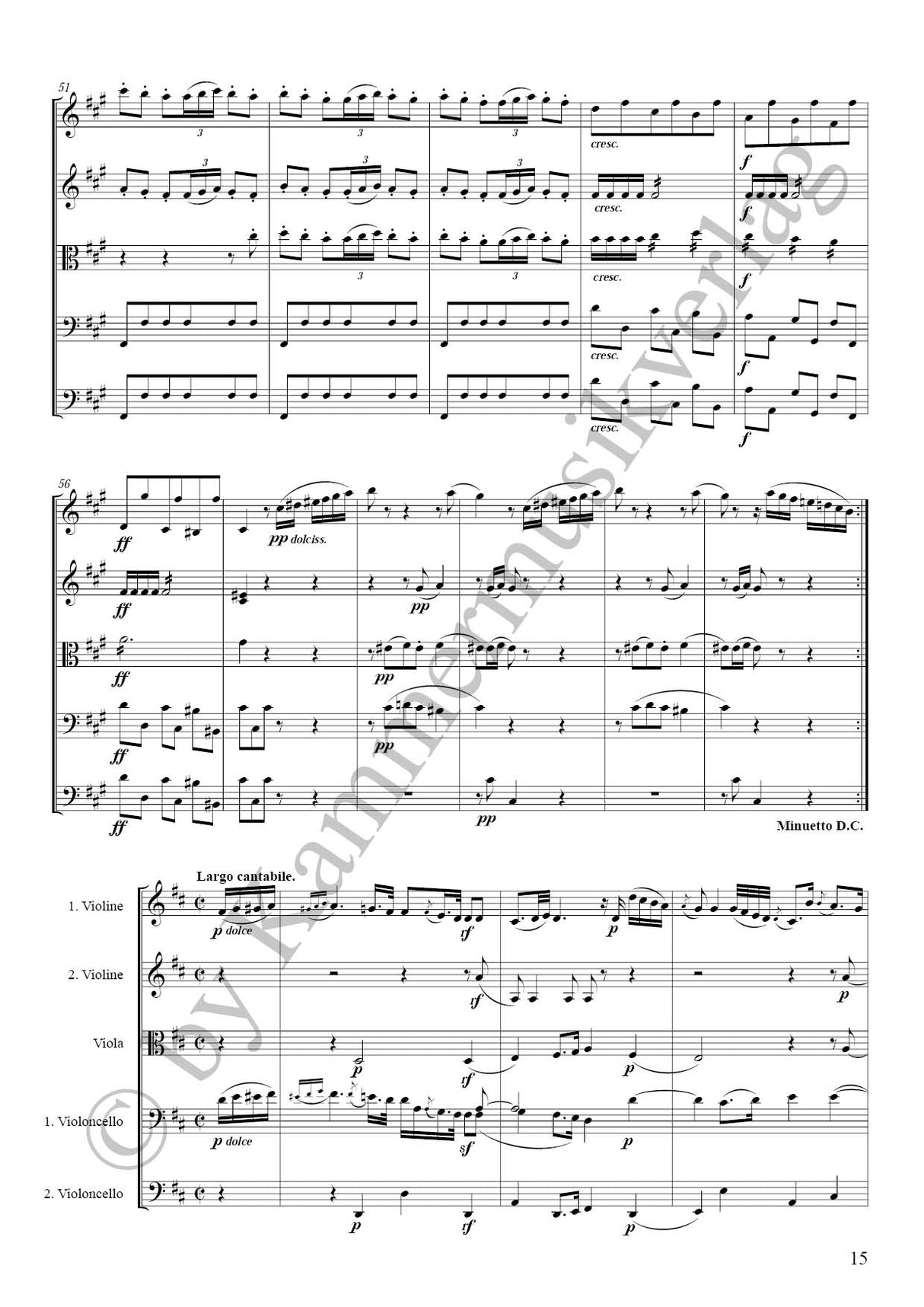 Boccherini: String Quintet in A Major, G 316, Op. 29, No. 4