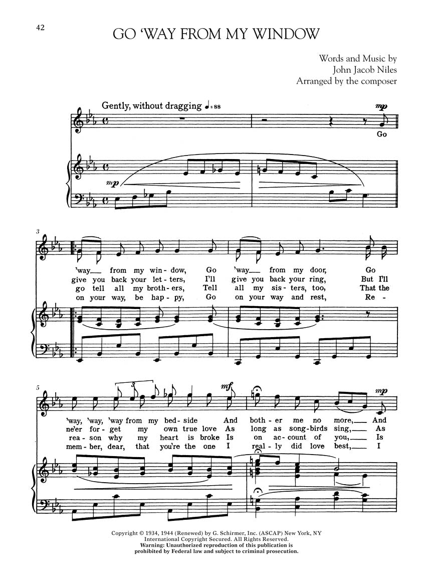 Songs of John Jacob Niles – Revised and Expanded Edition