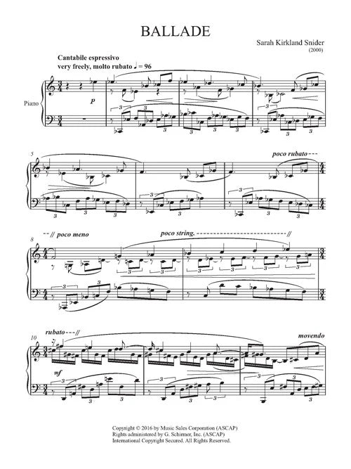 Snider: Ballade