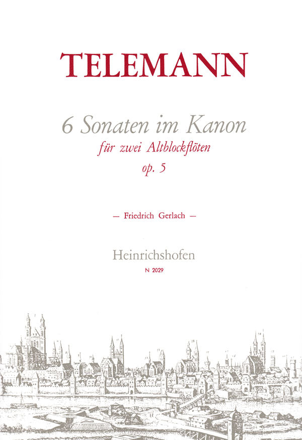 Telemann: 6 Canonical Sonatas, TWV 40:118–123 (arr. for 2 alto recorders)