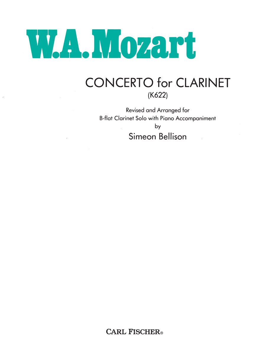 Mozart: Clarinet Concerto in A Major, K. 622