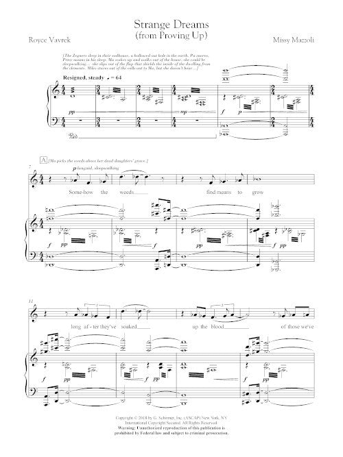 Mazzoli: Strange Dreams