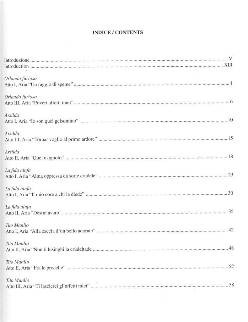 Vivaldi Opera Arias for Soprano