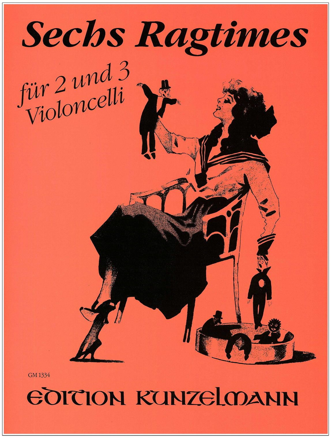 6 Ragtimes (arr. for 2 or 3 Cellos)